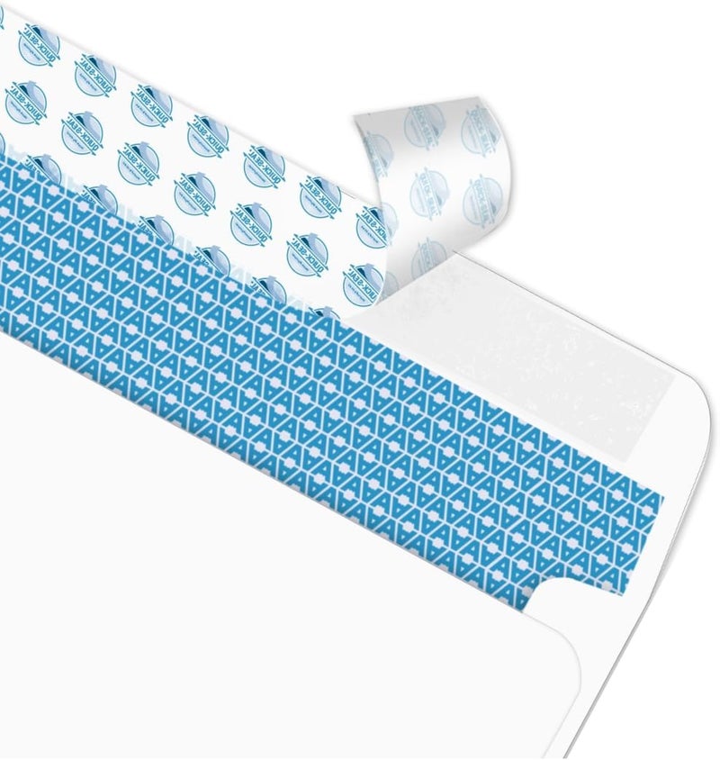Aimoh #10 Security Self Seal Envelopes – 200 Qty |No Window, EnveGuard, 4⅛ x 9½", White, 24 LB, 200 Count (34100-2) - Image 3