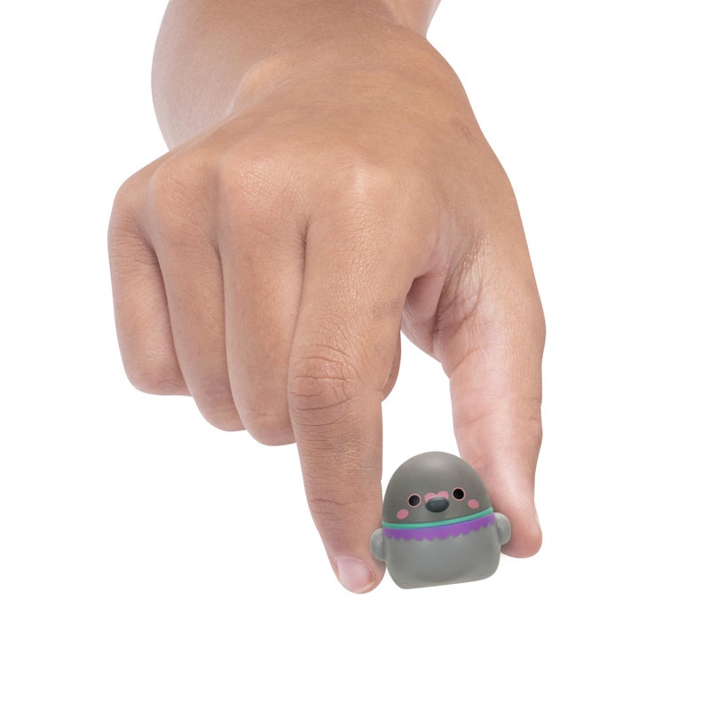 Squish-a-longs 8 Pack (Style 1- W2) - (8) 1â€ Mini-Squish with (2) Accessories, (1) Ring, and a Collectorâ€™s Guide - Collect, Trade, & Play - Image 3