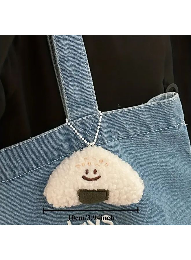 6Pcs Cute Japanese Onigiri Rice Ball Plush Soft Pastel Colors Anime Gifts - Image 3