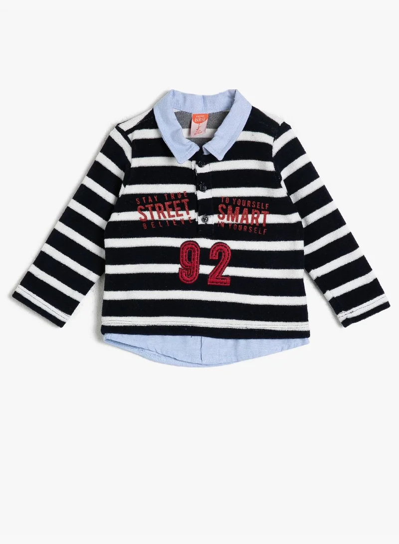 KOTON Striped Sweatshirt