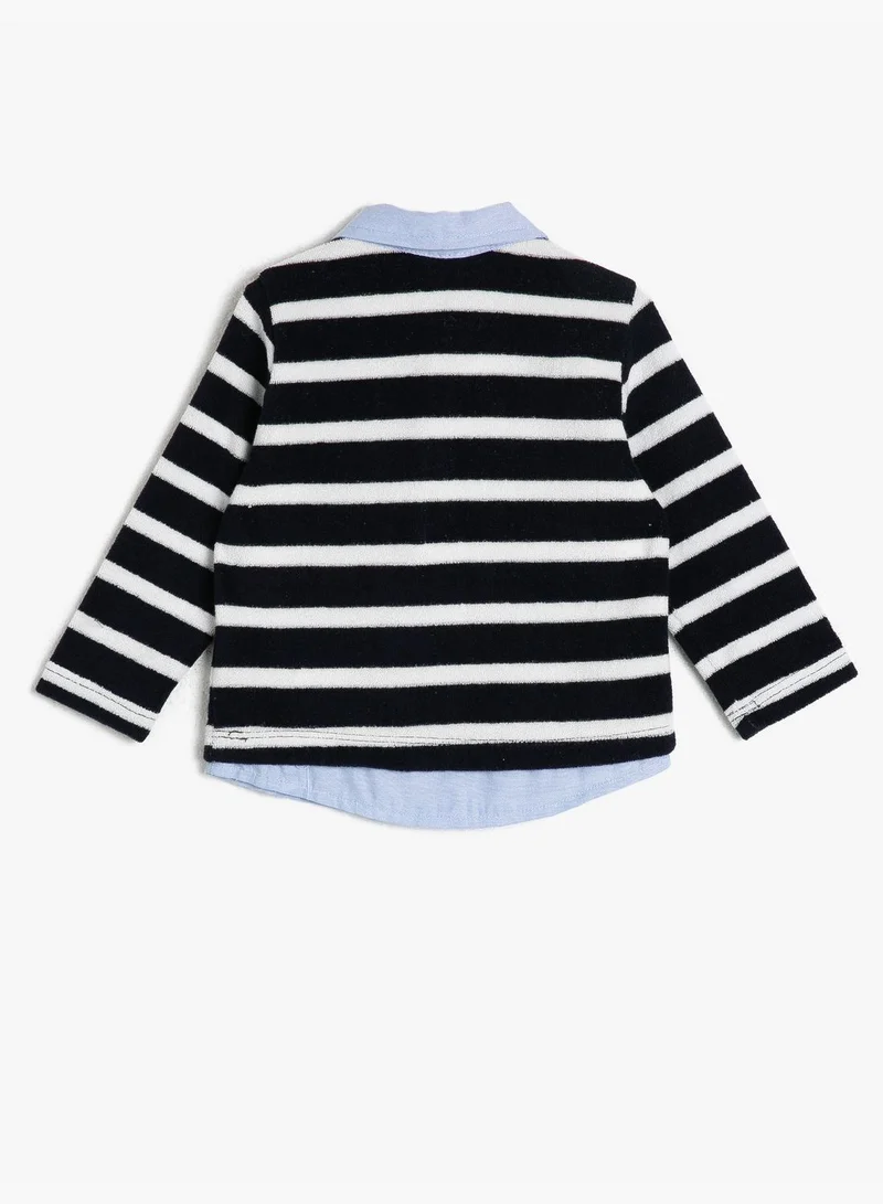 KOTON Striped Sweatshirt