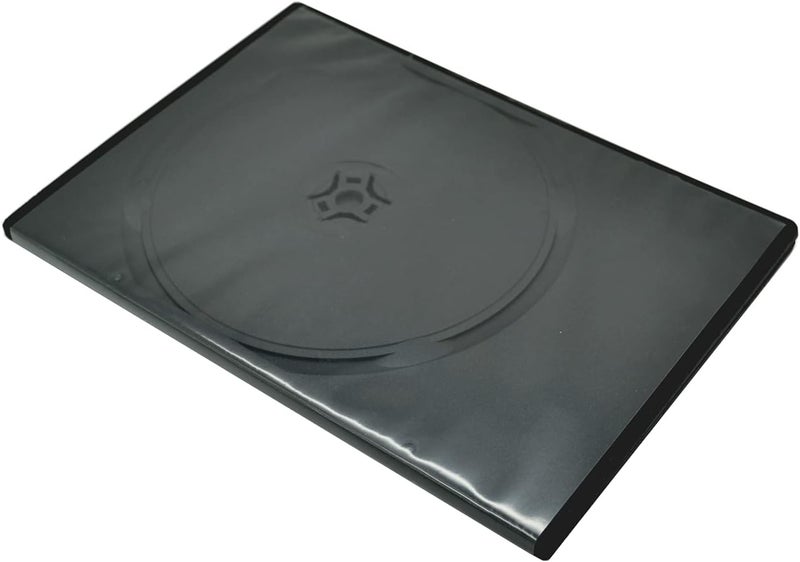 Maxtek 7mm Slim Black Double CDDVD Case 5 Pieces Pack 2 Discs Capacity per Case - Image 2