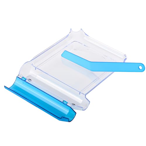 Medarchitect Right Hand Pill Counting Tray with Spatula (Clear - L Shape) - Image 1