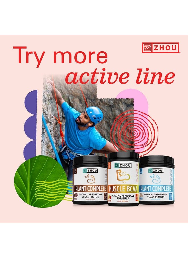 جو Zhou Nutrition Lite Up Xtra، مسحوق ما قبل التمرين النباتي مع الكافيين، طاقة نظيفة مستمدة من الشاي الأخضر، معزز أكسيد النيتريك، خالٍ من الغلوتين والسكر، غير معدّل وراثيًا، كرز وليمون، 7.5 أونصة  - Image 5
