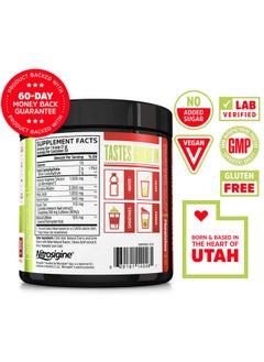 Zhou Zhou Nutrition Lite Up Xtra, Vegan Pre Workout Powder with Caffeine, Clean Energy Sourced from Green Tea, Nitric Oxide Booster, Gluten and Sugar Free, Non GMO, Cherry Limeade, 7.5 Oz  - Image 2
