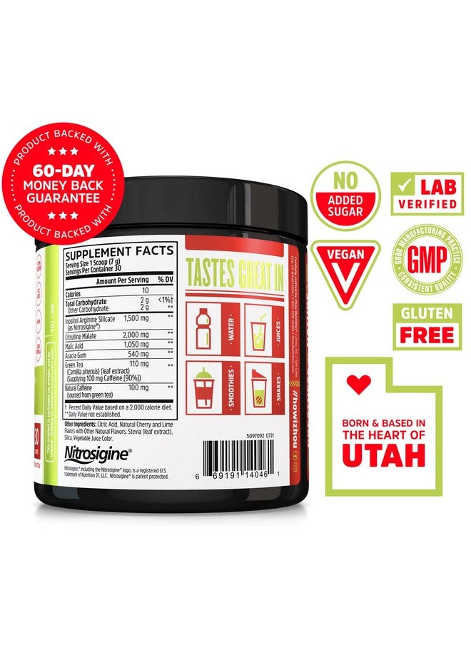 جو Zhou Nutrition Lite Up Xtra، مسحوق ما قبل التمرين النباتي مع الكافيين، طاقة نظيفة مستمدة من الشاي الأخضر، معزز أكسيد النيتريك، خالٍ من الغلوتين والسكر، غير معدّل وراثيًا، كرز وليمون، 7.5 أونصة  - Image 2