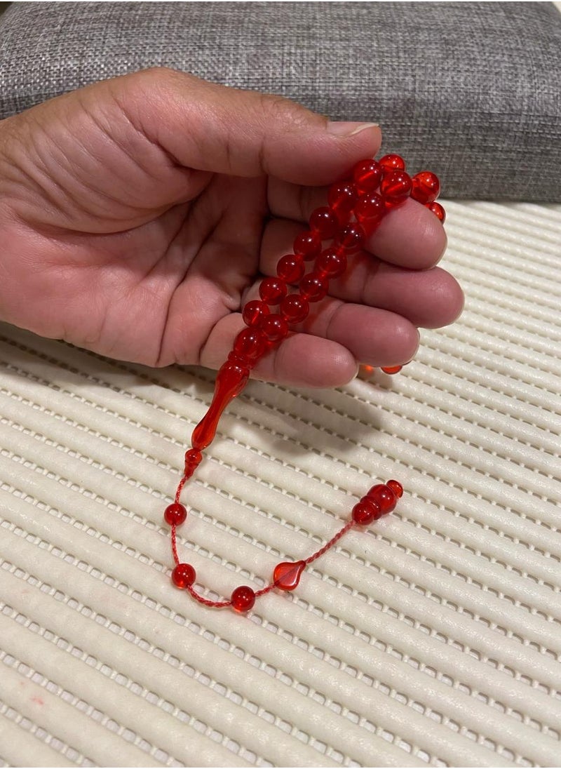 JewelryJo - Small Faturan Prayer Beads For Men 33 Beads Size 8mm - Image 1