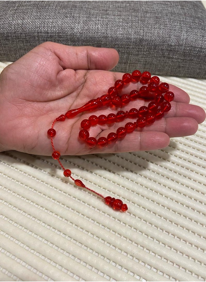 JewelryJo - Small Faturan Prayer Beads For Men 33 Beads Size 8mm - Image 1