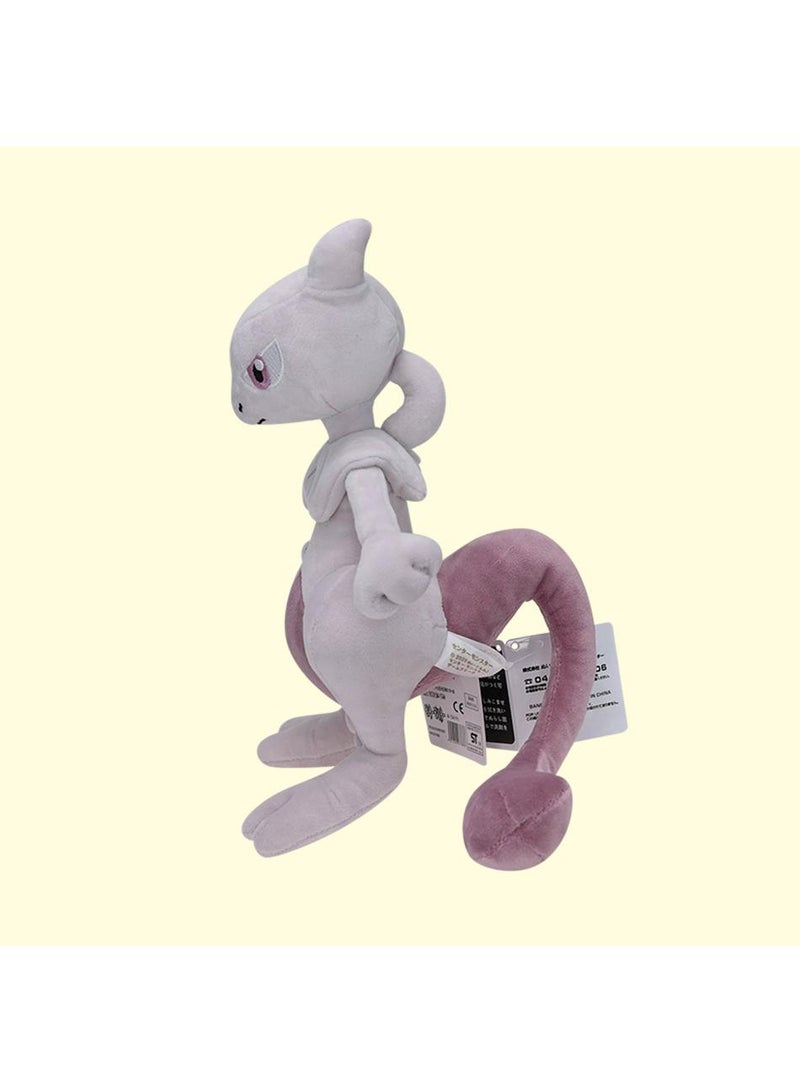 Bluejw 1-Piece Pocket Monsters Figure Mewtwo Plush Toys 27cm - Image 2