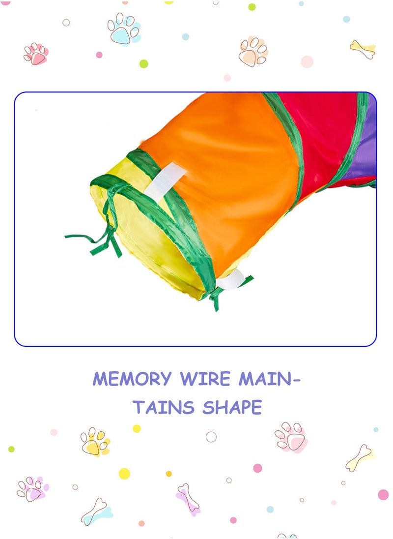 Kidle Cat Toys Tunnel and Cube Set Interactive Kitten Toys for Indoor Cats Chase and Exercise for Kittens  - Image 3