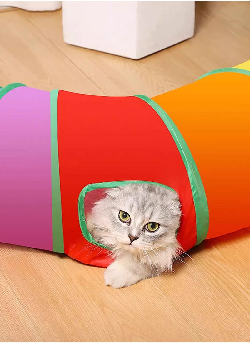 Kidle Cat Toys Tunnel and Cube Set Interactive Kitten Toys for Indoor Cats Chase and Exercise for Kittens  - Image 5