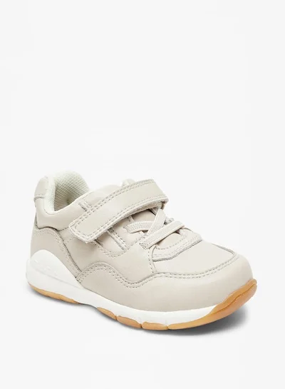 Barefeet Textured Sneakers with Hook and Loop Closure
