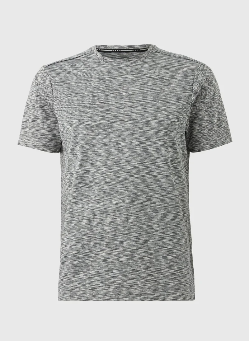 Matalan Souluxe Grey Texture Space Dye T-Shirt