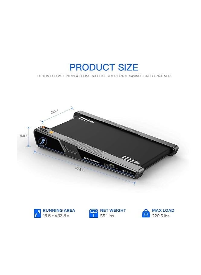 Cool Baby Style COOLBABY Series Portable Treadmill Electronic Treadmill for Home Under Desk Walking Pad Can be Stored Under Bed or Desk - Image 2