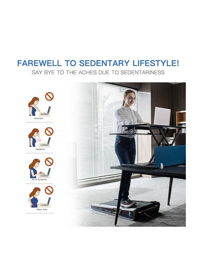 Cool Baby Style COOLBABY Series Portable Treadmill Electronic Treadmill for Home Under Desk Walking Pad Can be Stored Under Bed or Desk - Image 5