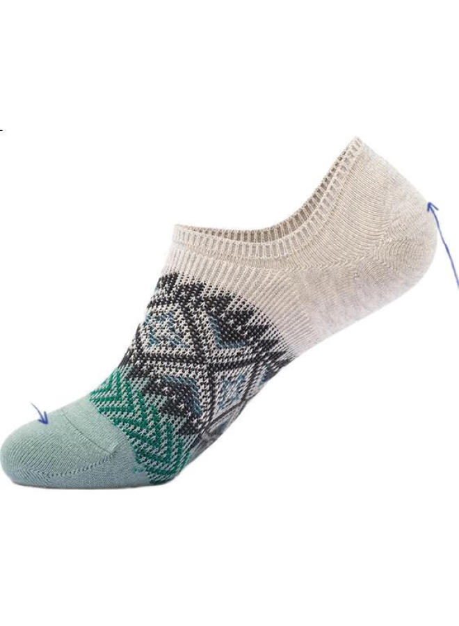 Liangpu Men'S Ethnic Style Boat Socks Thin Breathable Invisible Mesh Sweat-Absorbing Socks For Four Seasons - Image 3
