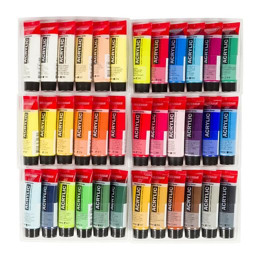 Amsterdam Standard Series acrylic paint general selection set | 36 x 20 ml (17820437) - Image 2