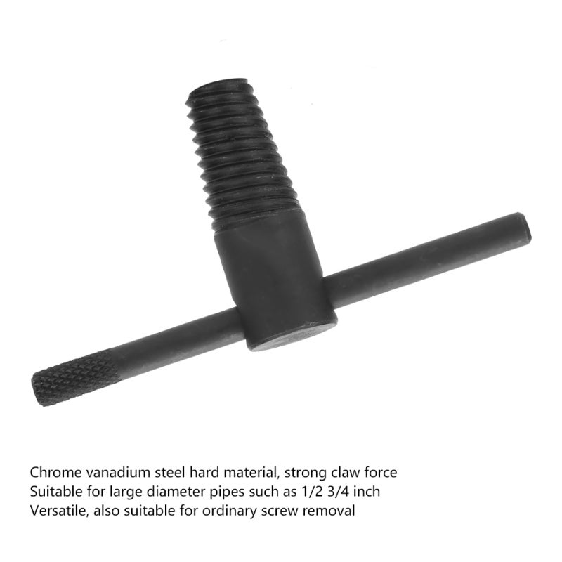 Screw Extractor 3/4 Inch Chrome Vanadium Steel Great Claw Force - Multiple Function Broken Pipe Extractor for Pipeline Maintenance, Damaged Screw Removal - Image 2