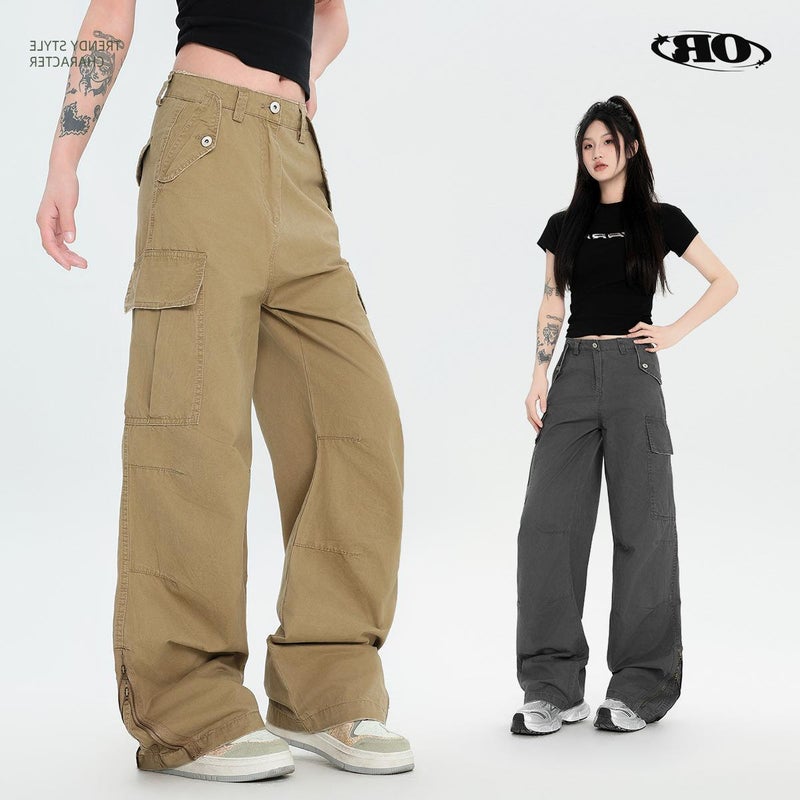 Oreeta, Washed Old American Overalls 2024 Fashion Brand Vintage Retro Straight Cotton Overalls - Image 2