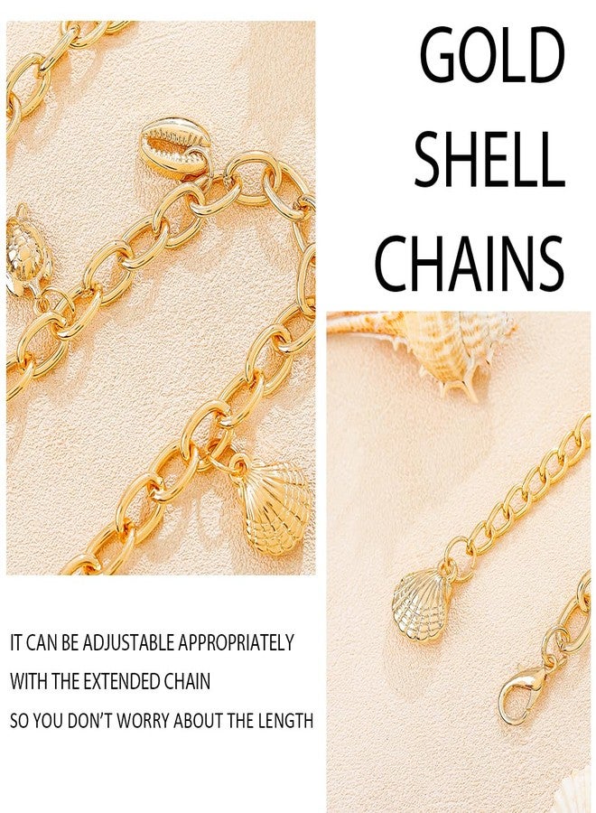 Bmirth Seashell Starfish Waist Chain for Women Gold Belt Chain Rave Summer Beach Body Jewelry - Image 4