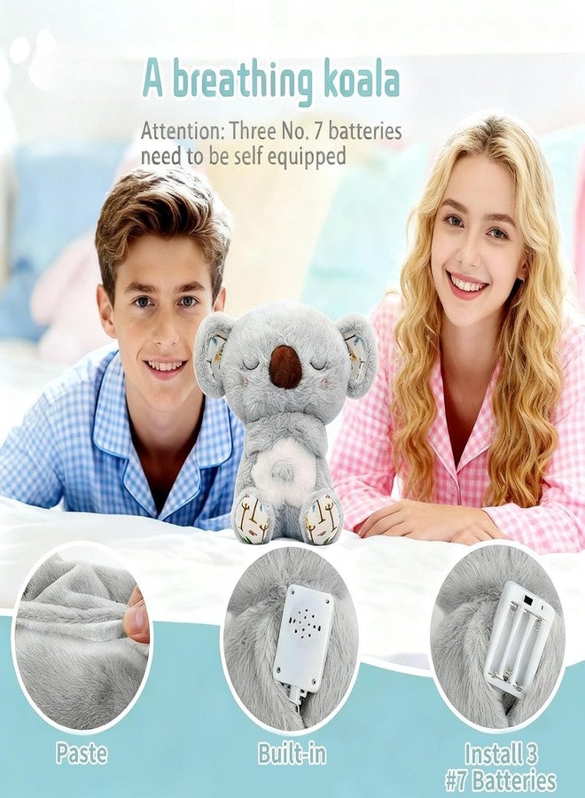rytopt Breathing Stuffed Animal, Anxiety Relief Koala, Mush Plushies for Anxiety and Sleep, Four Gear Adjustment, Volume Control, Rhythmic Breathing Motion with Music Lights - Image 5
