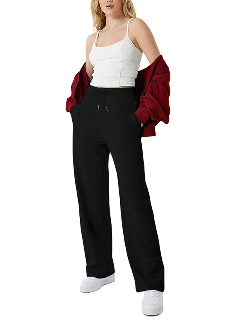 Nileton Sportswear - Sport Leggings Pants With Wide Leg - High Waist - Image 1