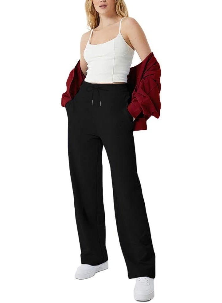 Nileton Sportswear - Sport Leggings Pants With Wide Leg - High Waist - Image 1