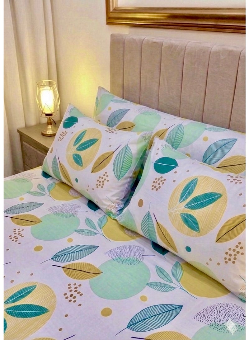 Large bed sheet 4 pieces size 240*270 - Image 1
