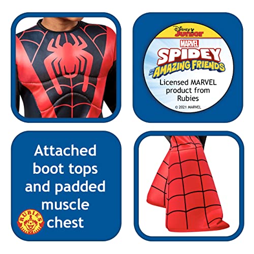 Rubies II Toddler Marvel: Spidey and His Amazing Friends Miles Morales Deluxe Costume, As Shown, 2T3T,702741_2T3T - Image 4