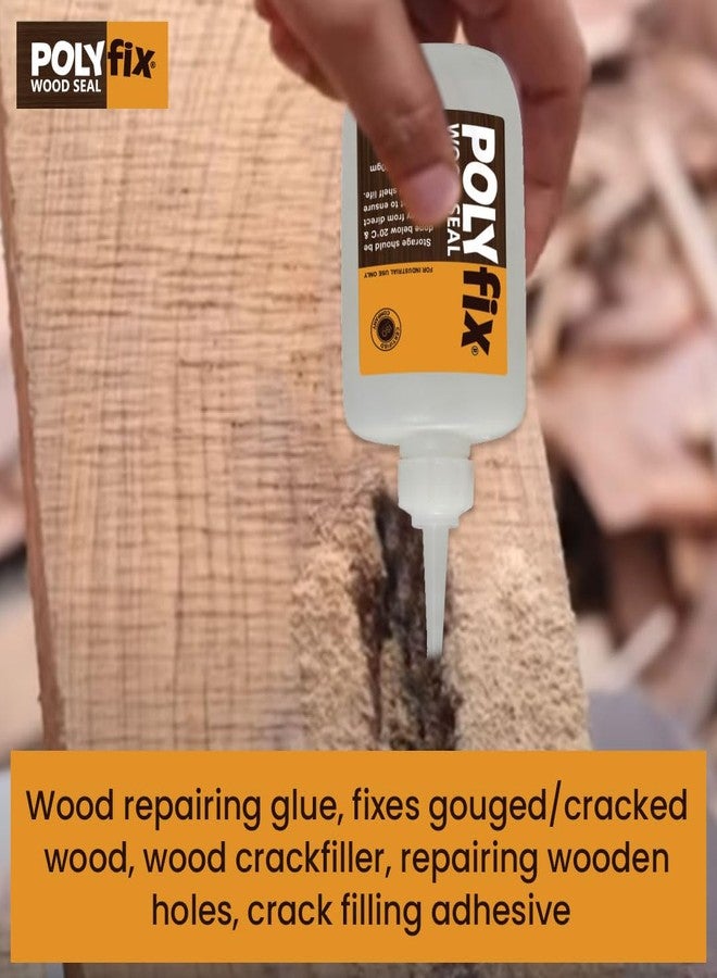 Polyfix Wood Seal Glue For wood Repairing & Sealing | Fills Cracks & holes in wood. 50g (Pack of 2) - Image 4