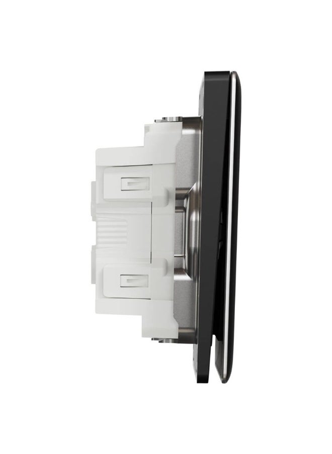 CL Three-way switch, piano black, modern design. - Image 2