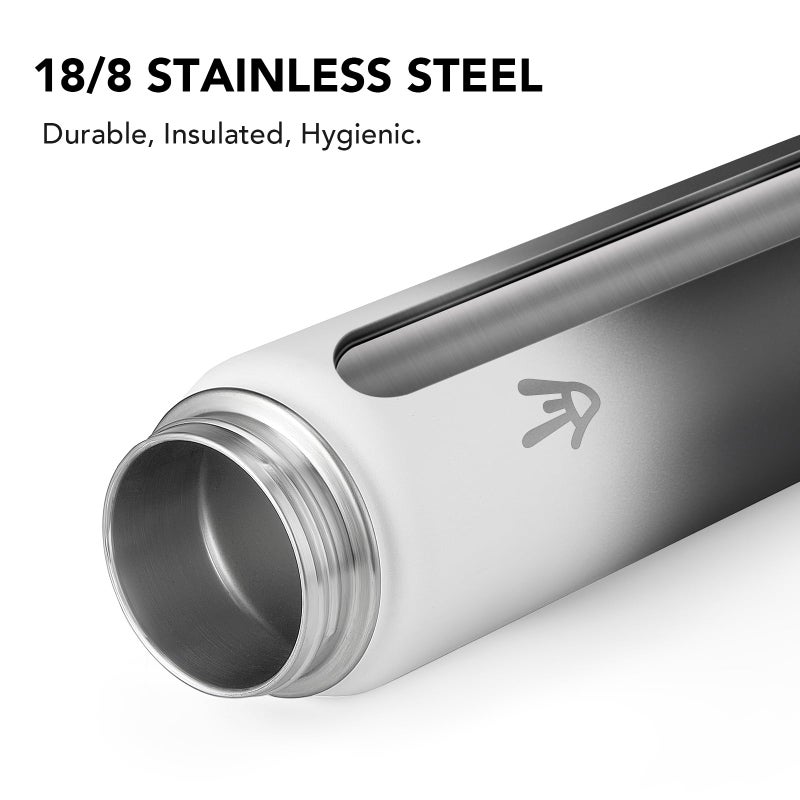 Enerbone 32 oz Insulated Water Bottle, Stainless Steel Bottle with Carrying Strap, Double-Wall Vacuum Insulation Design, Leakproof Sports Bottle with Straw, Keep Drinks Cold or Hot for Hours - Image 4