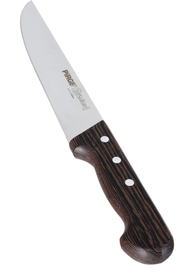 PiRGE steel knife, size 21 cm, wooden handle - black - Image 2