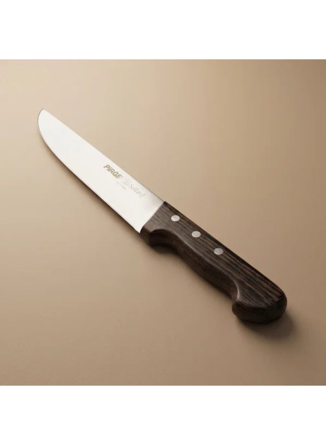 PiRGE steel knife, size 21 cm, wooden handle - black - Image 1