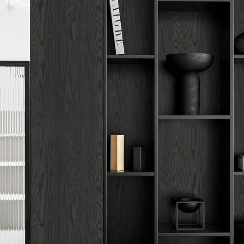 Abyssaly Black Contact Paper Thicken Upgrade Wood Peel and Stick Wallpaper - Self Adhesive Removable Vinyl Film - Black Wood Wallpaper for Cabinet Table Kitchen Furniture Decor 23.6" X 118" - Image 5