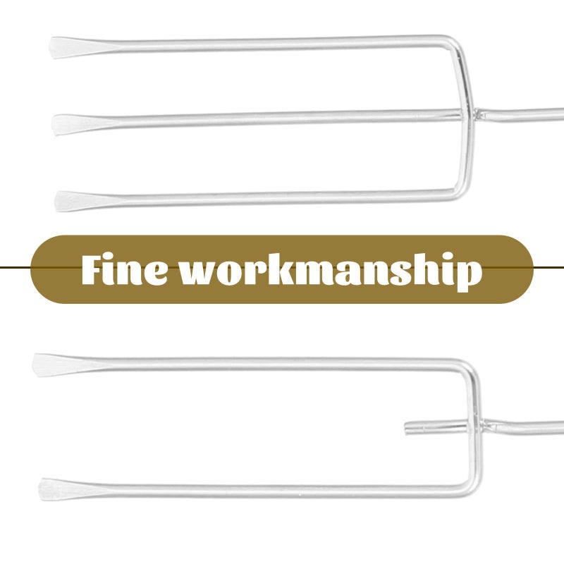 Stainless Steel Chocolate Dipping Forks Set 6Pcs Double Prong Fondue Tools For Baking - Image 4