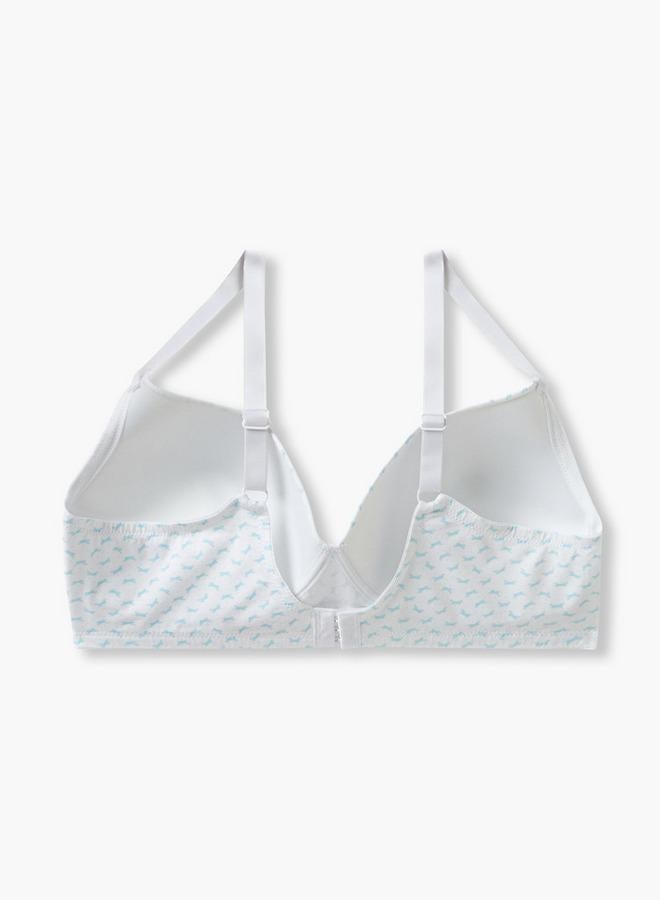 Splash FAV Printed Non Wired Plunge Bra - Image 2