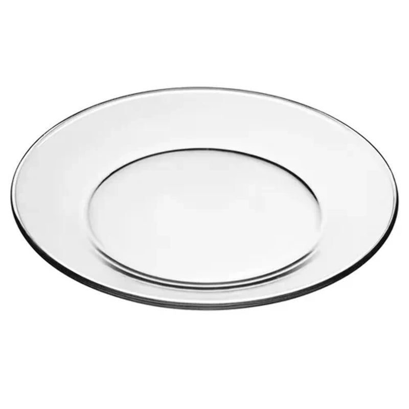 Libbey Crisa Moderno Dinner Plate 1012Inch Box of 12 Clear