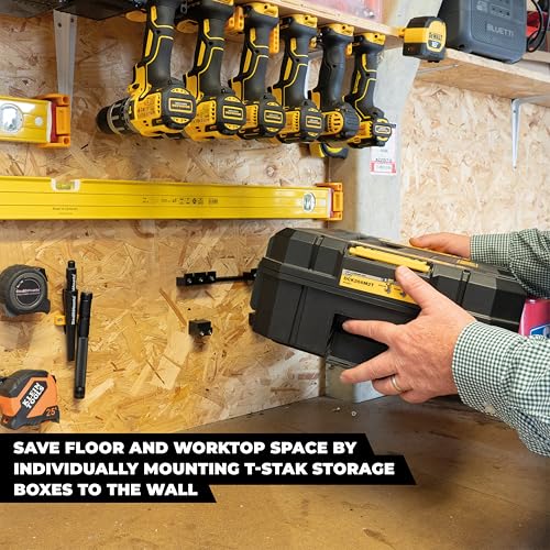 StealthMounts Mounts for DeWalt TSTAK (3 Pack) | Wall Mounting System for DeWalt T-STAK | Mounting Bracket - Image 2