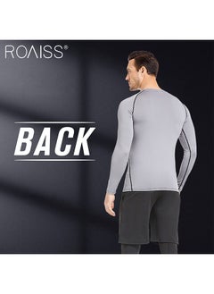 roaiss 3-Piece Men's Fitness Set Lightweight And Breathable Quick Drying Cycling Clothes Breathable And Sweat Absorbing Tight Training Clothing  - Image 5