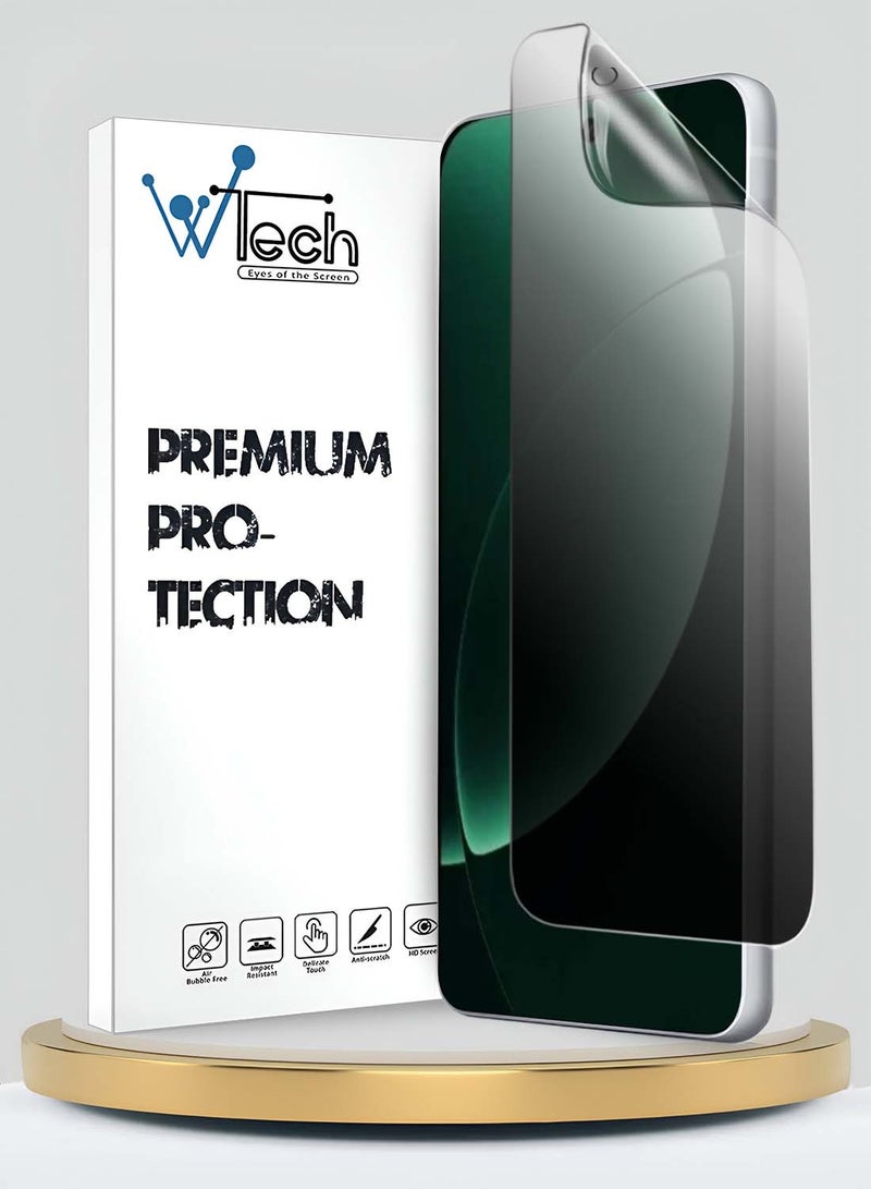 دبليو تيك ريلمي GT 8 برو 5G 2025 واقي شاشة هيدروجيل متميز ضد التجسس / ضد الخصوصية رقيق ومرن (MSHFMP) - شفاف - Image 1