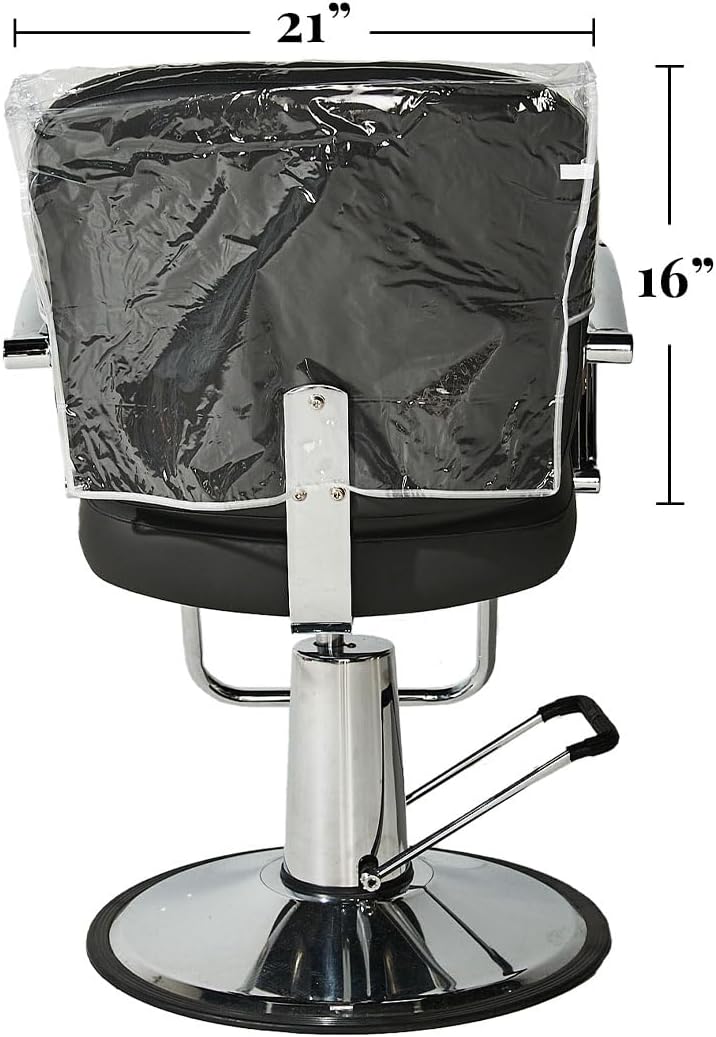 Betty Dain Deluxe Chairback Cover - Clear Vinyl Protection for Salon Chairs - Image 3