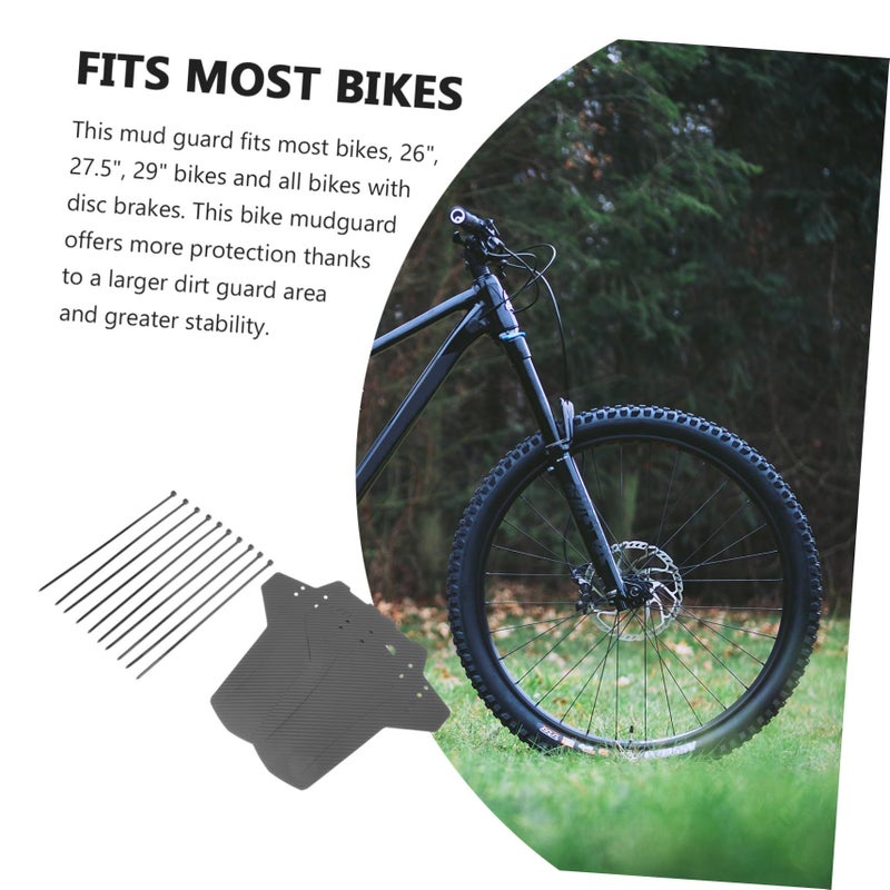5 Pack Mountain Bike Front Mudguard Downhill Mud Guard for Gravel Bike - Image 4