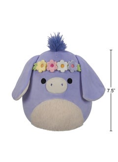 Squishmallows 7.5 inch Milanda the Donkey , Officially Licensed Kellytoy Plush Toy, Colorful Soft Toy, Gift for Kids, Girls & Boys Washable Squishy Stuff Toy Multicolor All Age  - Image 5