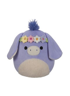 Squishmallows 7.5 inch Milanda the Donkey , Officially Licensed Kellytoy Plush Toy, Colorful Soft Toy, Gift for Kids, Girls & Boys Washable Squishy Stuff Toy Multicolor All Age  - Image 1