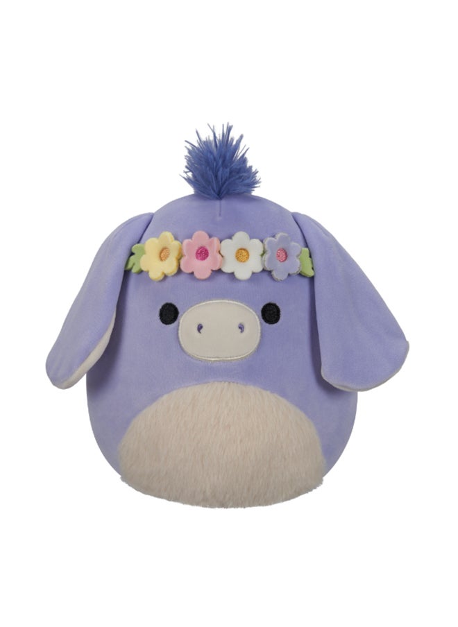 Squishmallows 7.5 inch Milanda the Donkey , Officially Licensed Kellytoy Plush Toy, Colorful Soft Toy, Gift for Kids, Girls & Boys Washable Squishy Stuff Toy Multicolor All Age  - Image 1