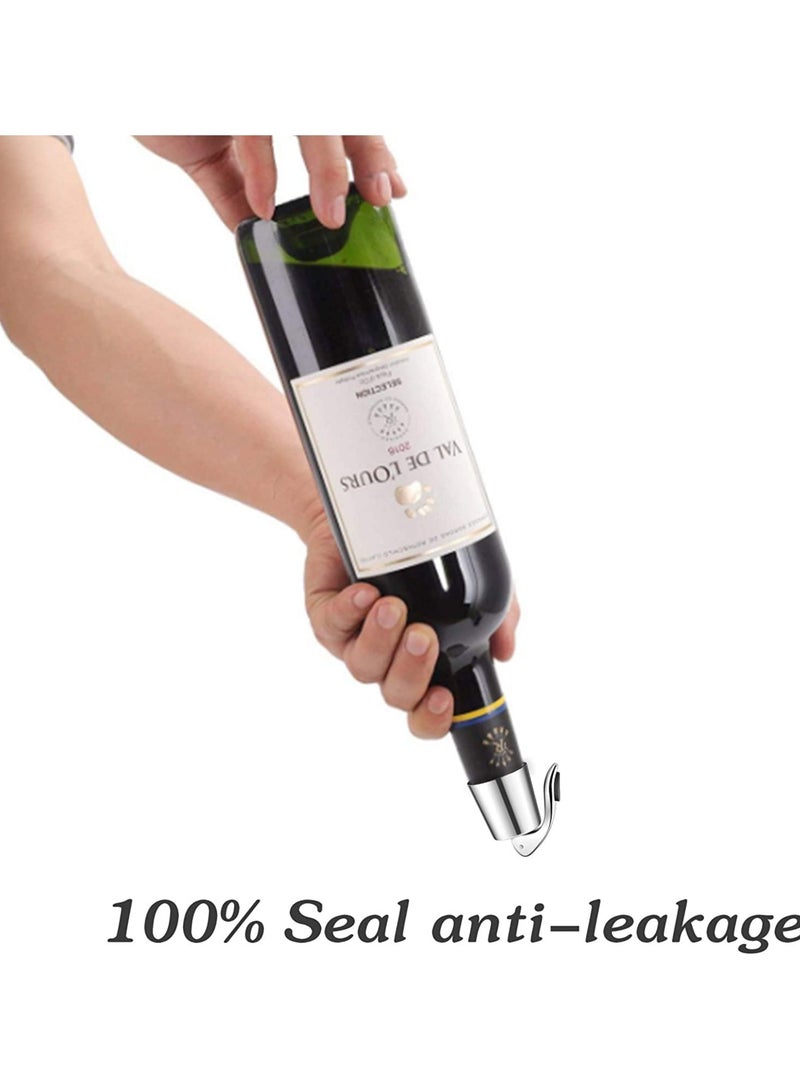 2 PACK Stainless Steel Bottle Stopper Expanding Beverage Bottle Stopper Reusable Bottle Saver Bottle Sealer Keeps Drink Fresh - Image 4