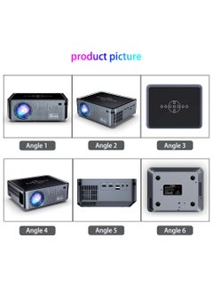 General Classic Projector X1 Pro Full HD 5G Smart Projector 8K 1080P Resolution 12000 Lumens Dual Band WiFi Auto Focus Keystone correction Dual Stereo Speakers Dolby Digital Grey  - Image 2