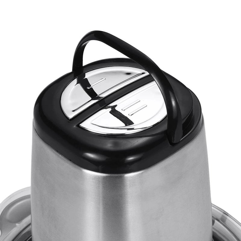 CREDLY Stainless Steel and Glass Electric Meat Grinders with Bowl for Kitchen Food Chopper Meat Vegetables Fruit and Nuts Blender 3L Meat Grinder - Image 3