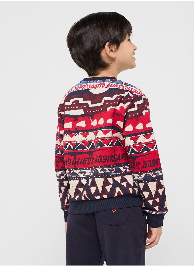 GUESS Kids Logo T-Shirt  - Image 2